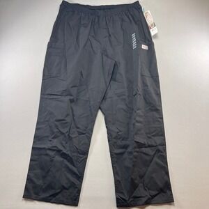Scrub Zone By Landau Pants Womens 3XL Black Elastic Waist Classic Fit Medical